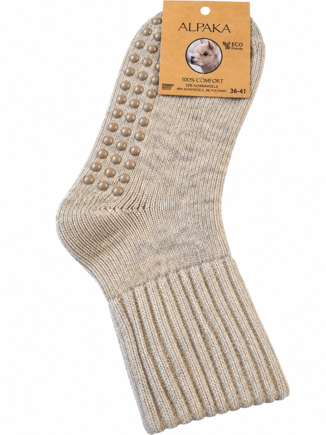 Alpaca sokken met antislip - Grote Maten - Dik - Meerder kleuren - Per paar