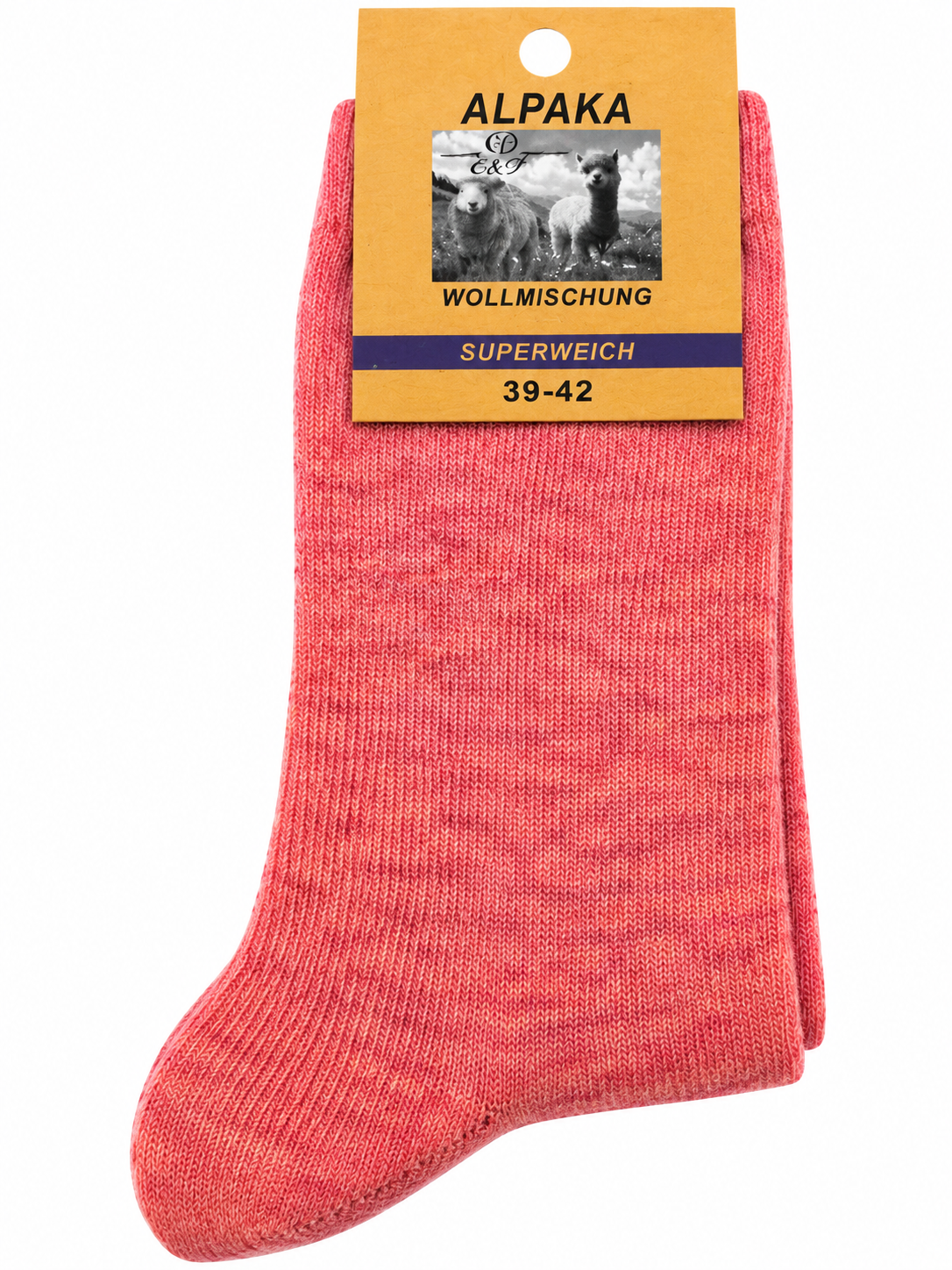 Alpaca sokken- Dun- Middel maten- Meerdere kleuren -  Per paar