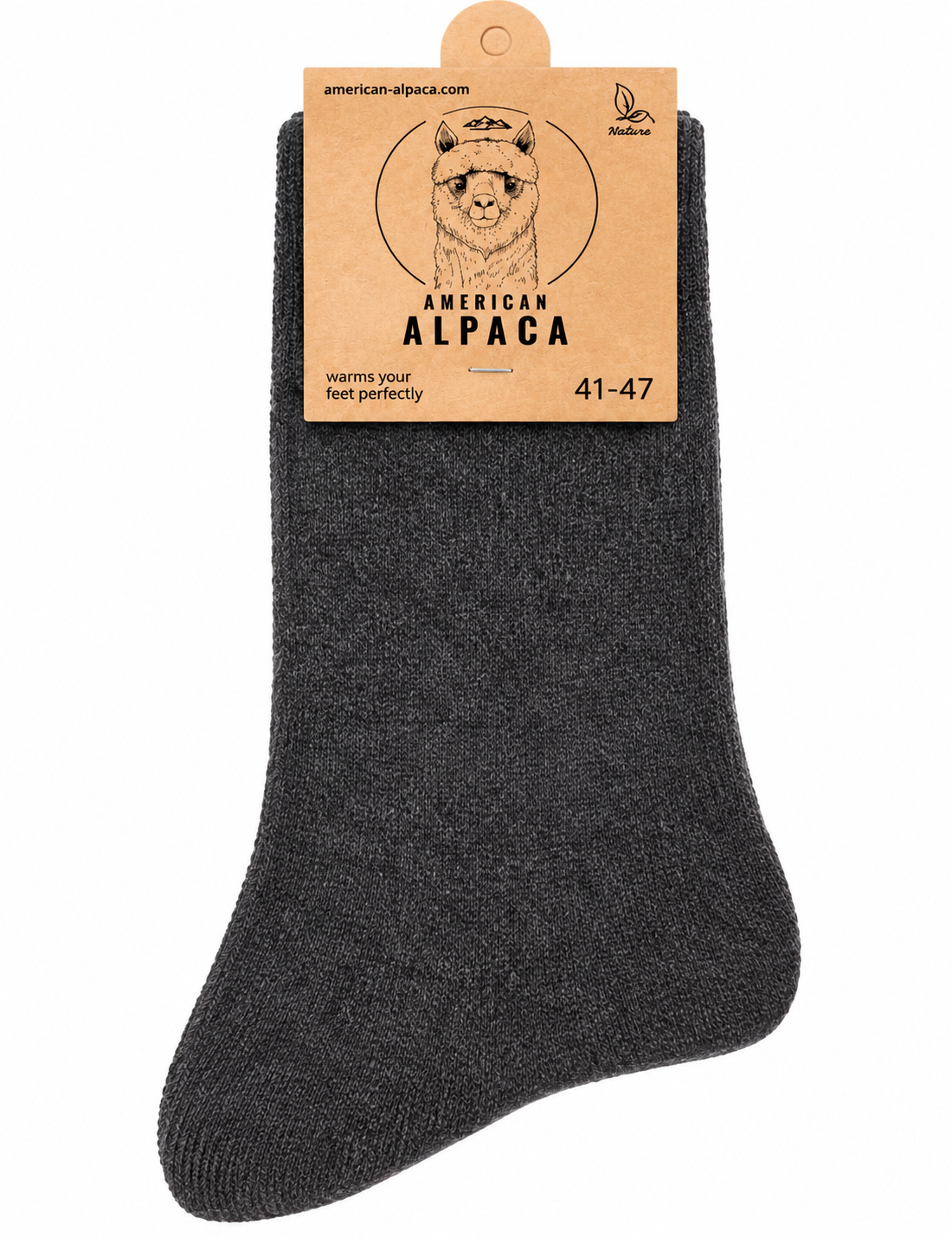 Alpaca Sokken - Grote maten – Gemiddelde Dikte –  Meerder kleuren - Per Paar