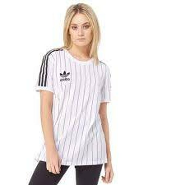 T-shirt Adidas zwart-wit