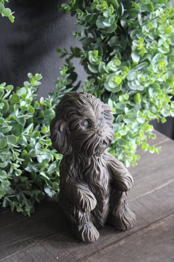 Sitting Dog Cute Majestic Brown BRYNXZ