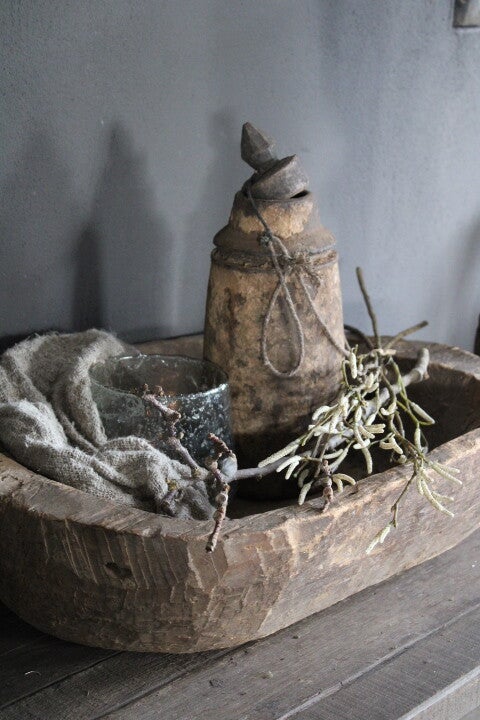 Authentieke houten trog - robuust en puur