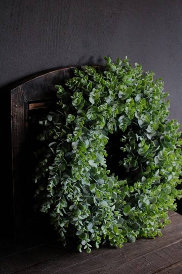 Krans (kunst) eucalyptus grey green Brynxz mt M