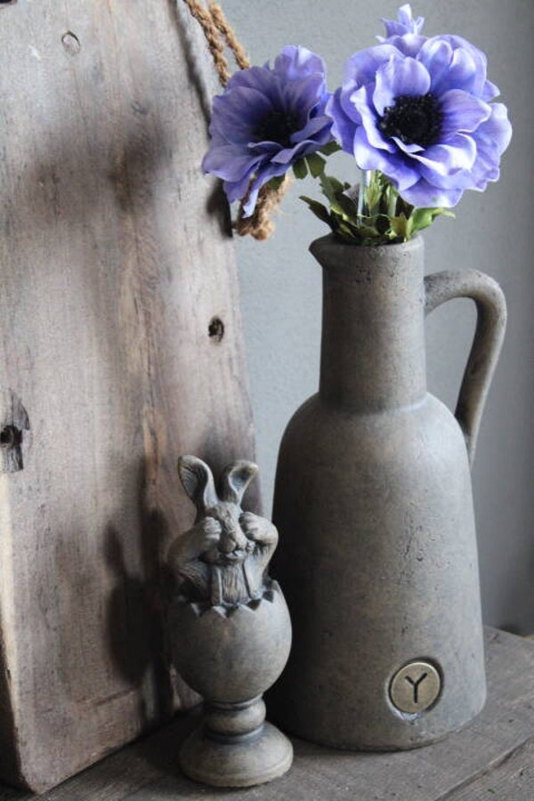 Stoere, landelijke kan / vaas Grandeur Majestic brown Brynxz