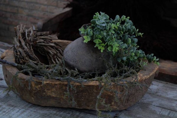 Authentieke houten trog - robuust en puur
