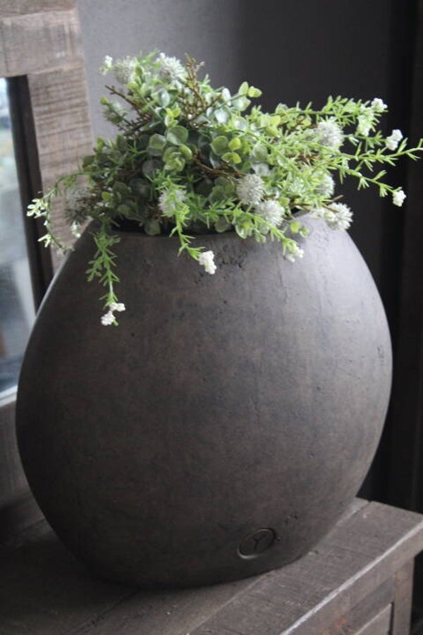 BRYNXZ Planter ovaal moon Majestic Brown mt L