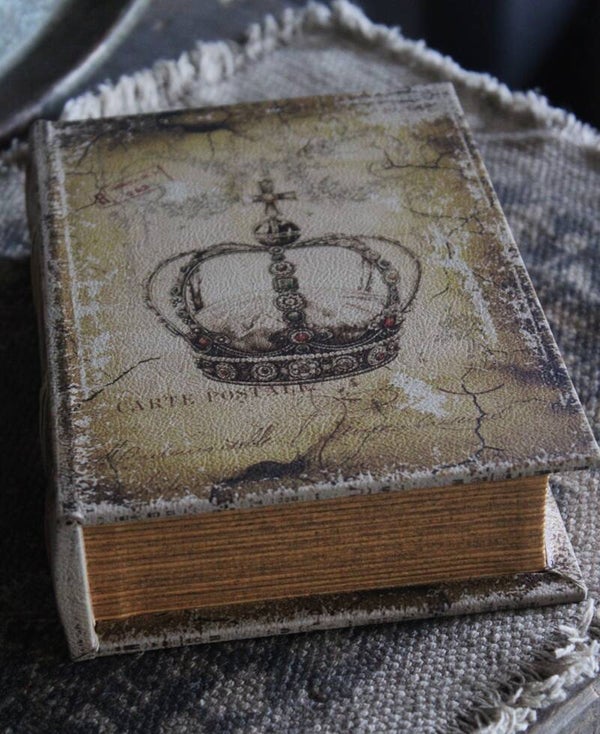 Oud opbergboek - opschrift carte Postale