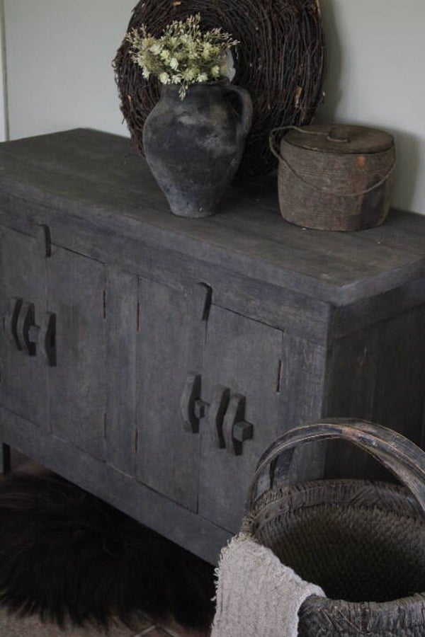 Stoere commode kast tv kast Old Barn 4-deurs