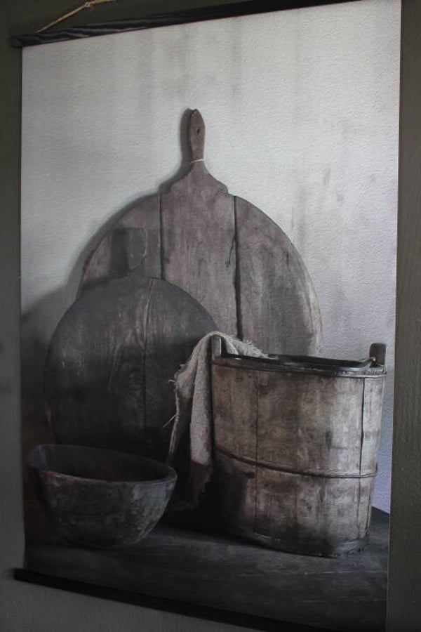 Tuinposter "in de keuken"