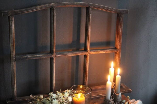 Houten stalraam decoratief vergrijsd hout