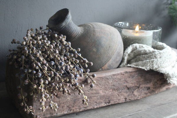 Robuuste houten trog