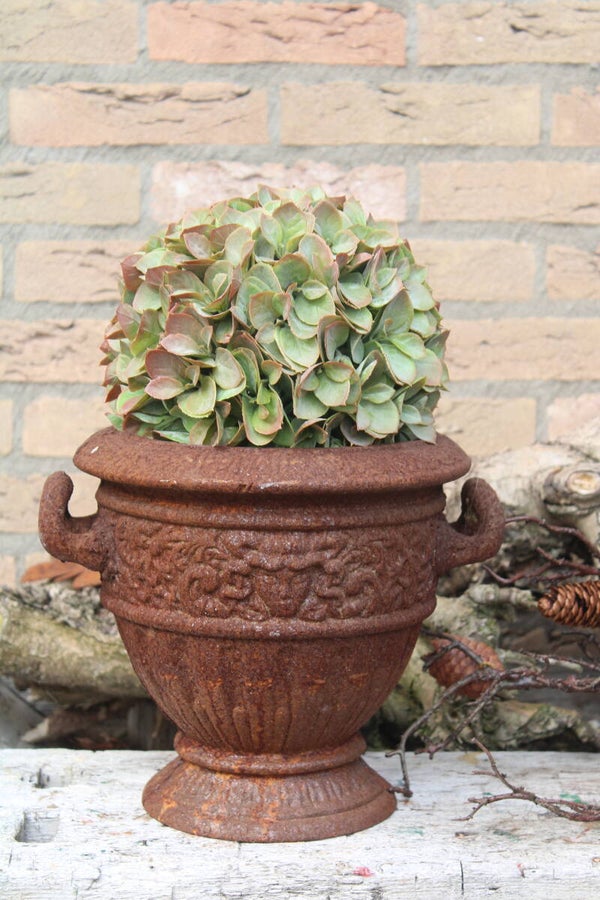 Gietijzeren zuurkoolpot met oren