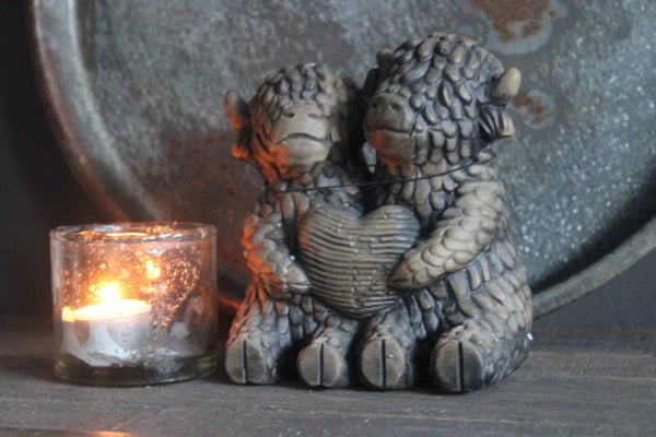 2 schotse hooglanders verliefd Majestic brown Brynxz