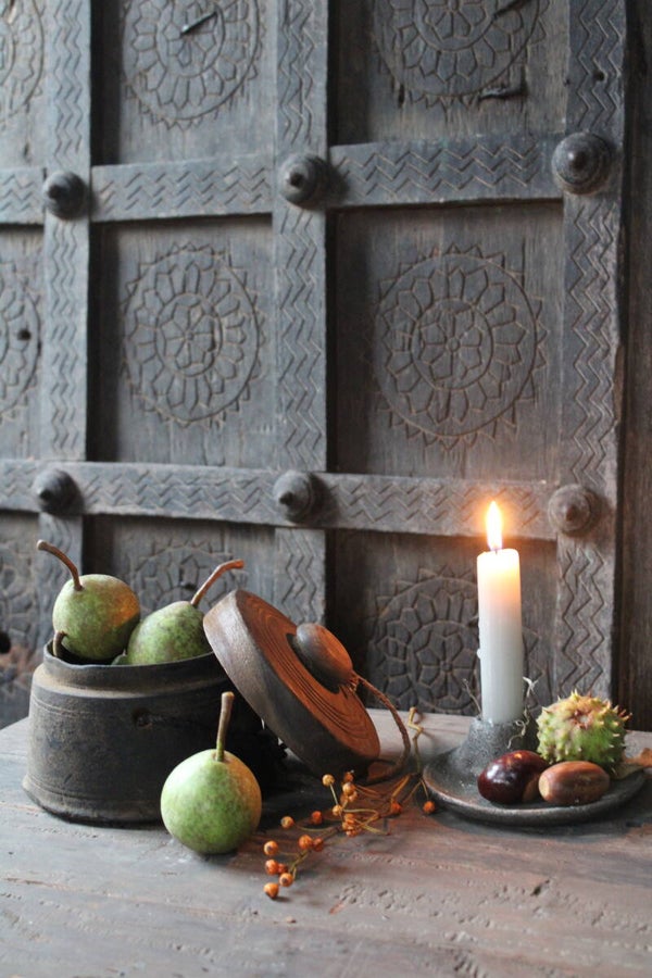 Handgemaakte kandelaar (blaker) van beton PMR