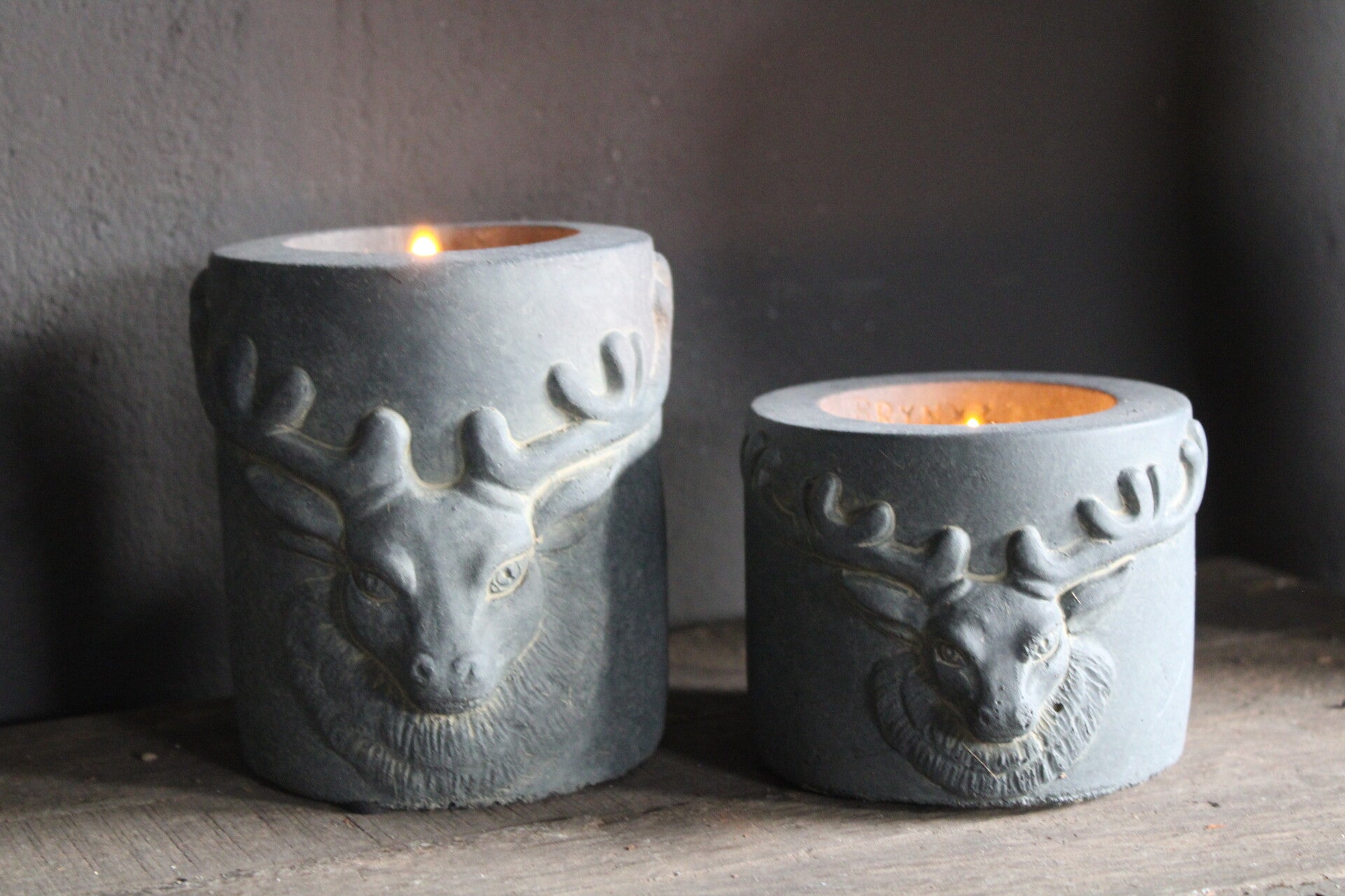 Set theelichthouder Rudolf majestic vintage Brynxz