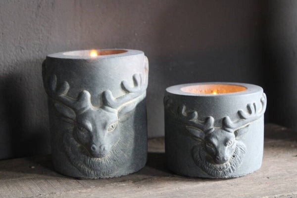 Set theelichthouder Rudolf majestic vintage Brynxz