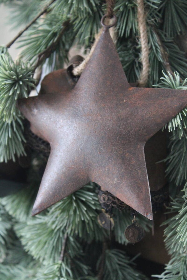 Ster roest aan touw M15