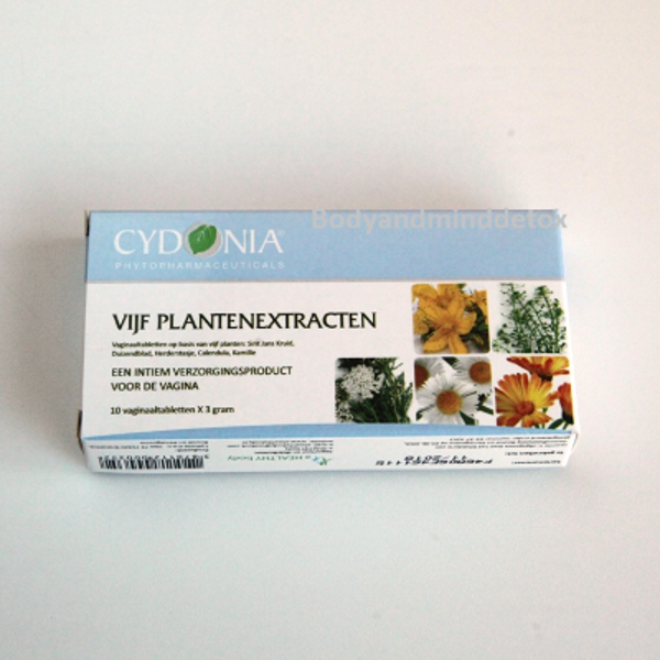 Vijf Plantenextracten Vaginale Zetpillen Cydonia