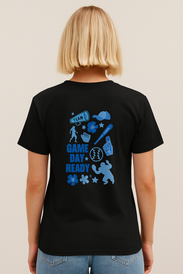 Baseball Mom - Game Day Shirt - Black