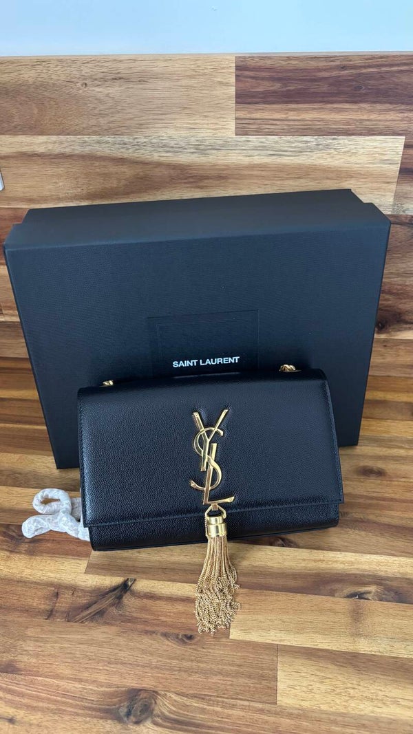 Saint Laurent Kate Tassel doré