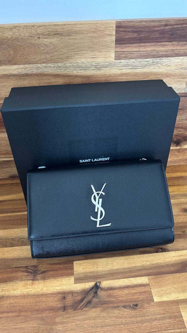 Saint Laurent Kate médium Acier