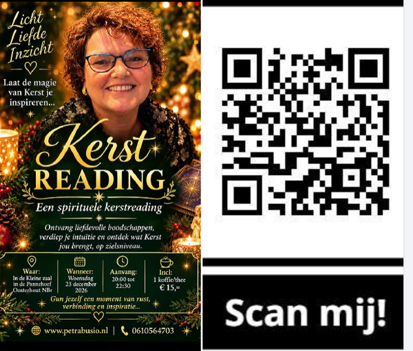 KERSTREADING Woensdag 23 December in de Pannehoef 20:00-22:30 €15,= incl. 1 koffie/thee