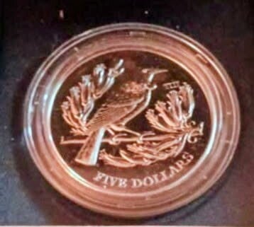New Zealand National Bird Brilliant Pedigree Proof Coin