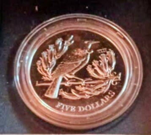 New Zealand National Bird Brilliant Pedigree Proof Coin