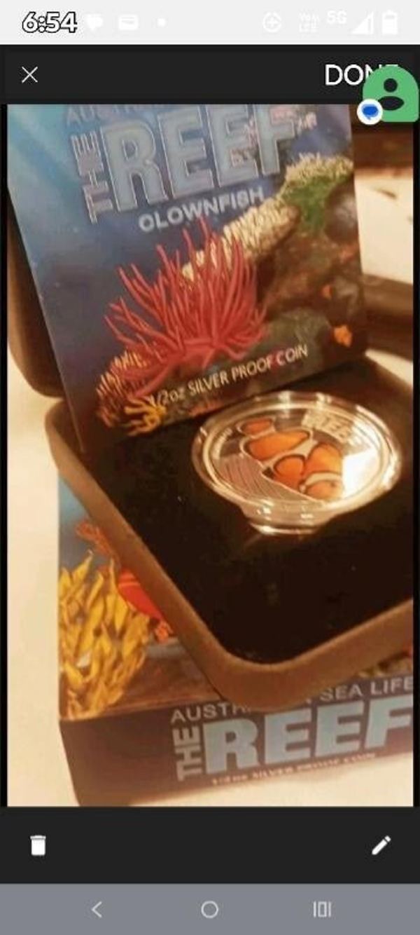 Australia Under the Seàs - the Reef x3 Silver Bullion Coins - SET.. Plus 1g Silver Bullion Deadlydownunder