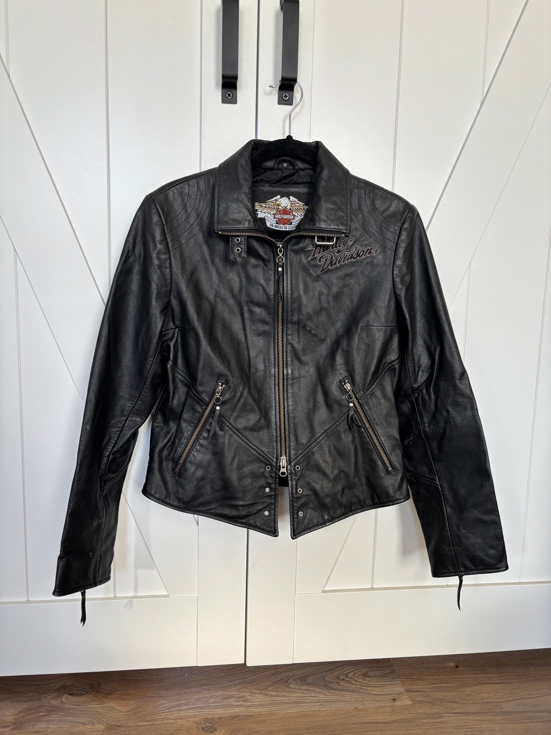 Women's Harley Davidson Isis Eagle Leather Jacket - Medium size - Great Condition