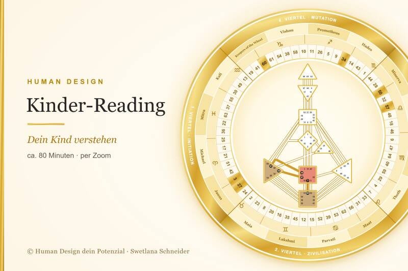 Human Design Kinder-Reading: verstehen, wie dein Kind Entscheidungen trifft – per Zoom
