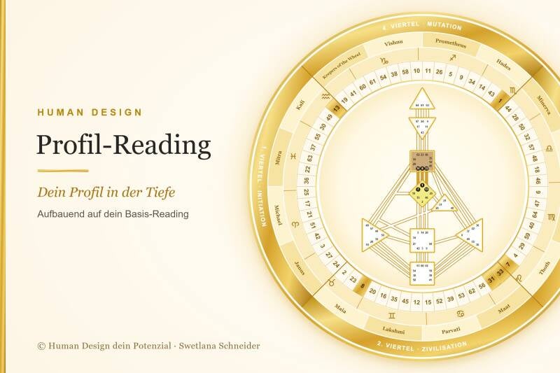 Human Design Profil-Reading: wie du durchs Leben gehst – mit Swetlana Schneider