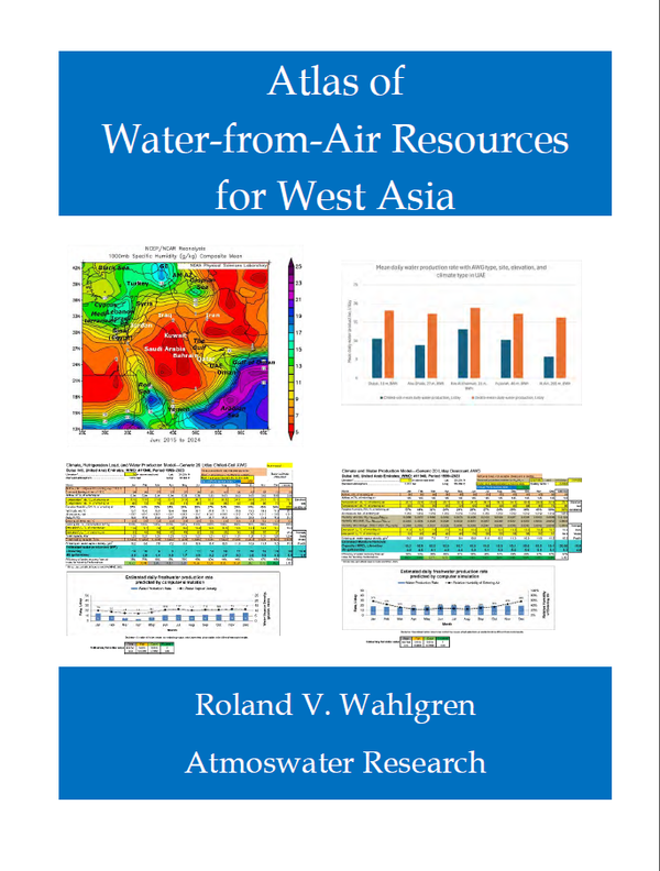 Atlas of Water-from-Air Resources for West Asia