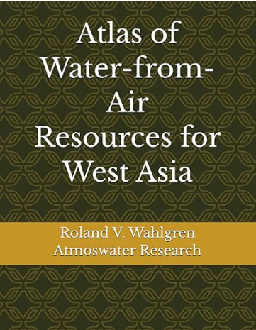 Front cover of Atlas of Water-from-Air Resources for West Asia