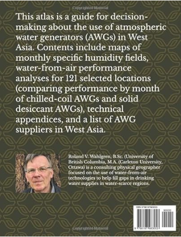 Back cover of Atlas of Water-from-Air Resources for West Asia