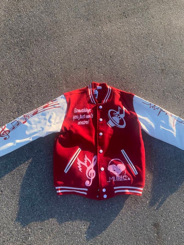 1Take Love N Music Varsity Jacket