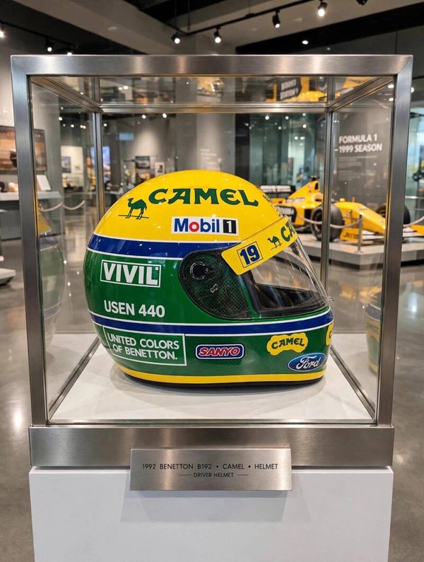 MICHAEL SCHUMACHER Benetton Tribute helmet -B192 Camel Livery