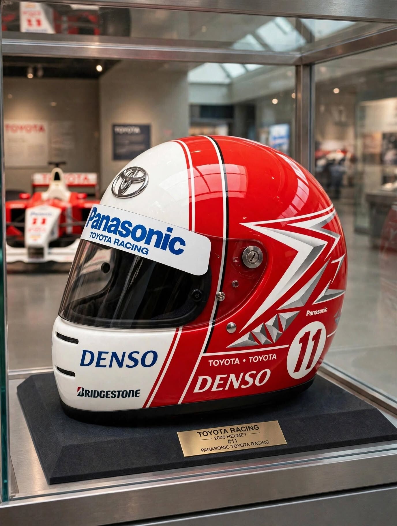 PANASONIC DENSO  / R Schumacher - TF Livery Tribute helmet