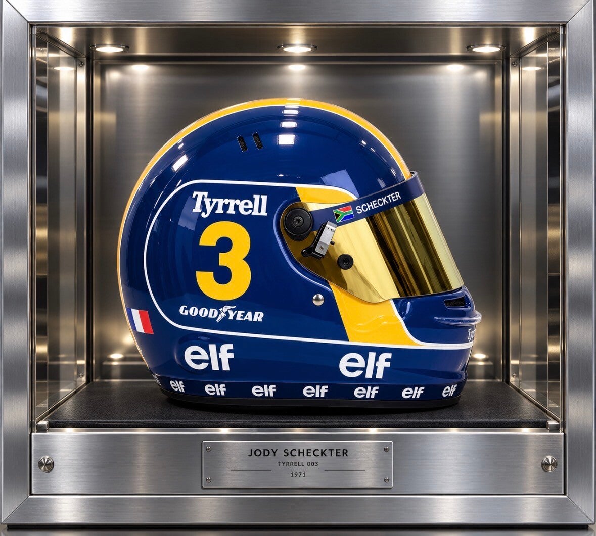JODY SCHECKTER - Tyrell tribute helmet -P34/007