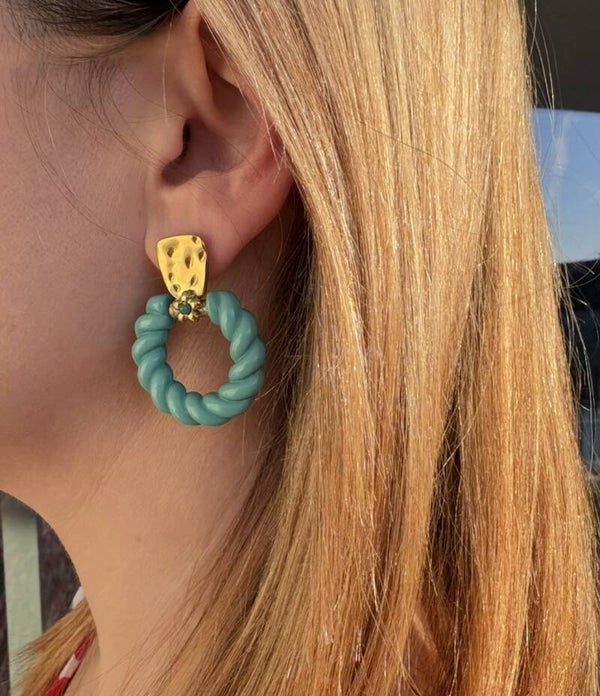 Oorbellen Turquoise