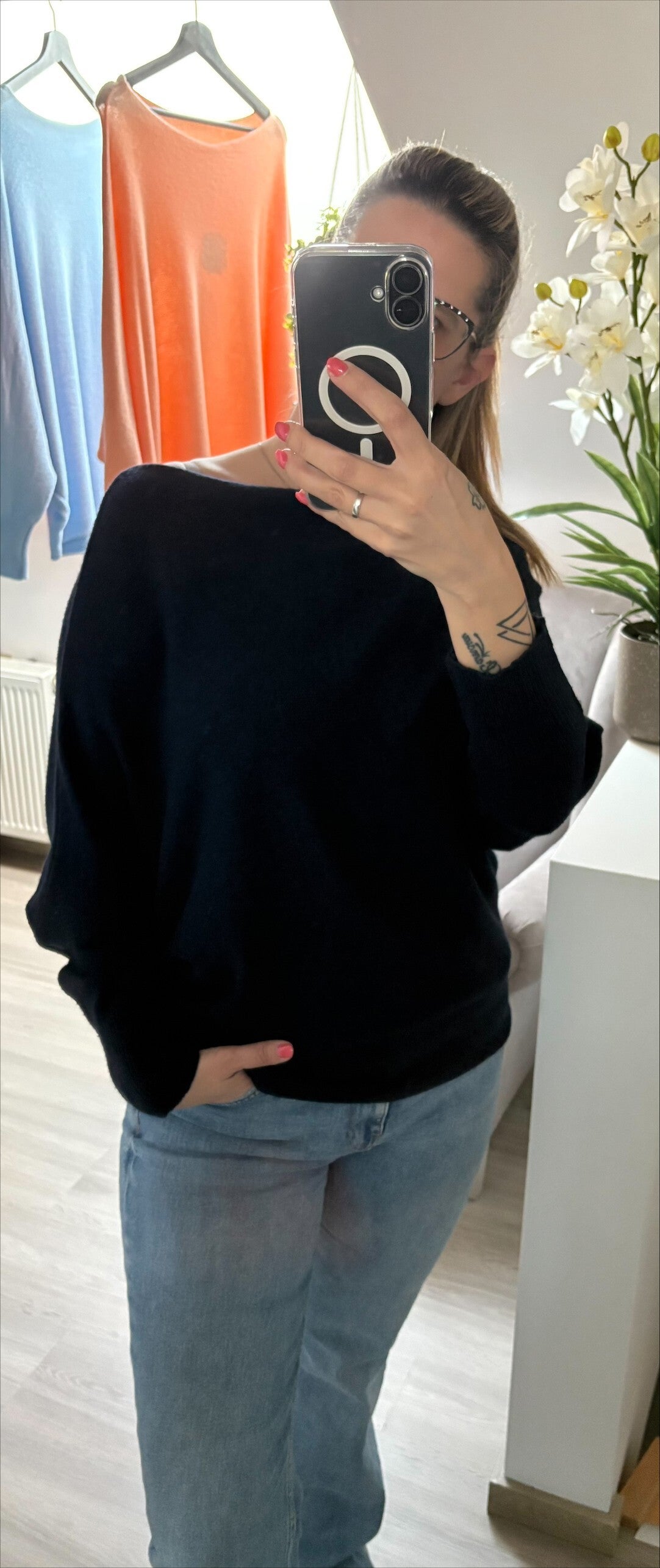 Donkerblauwe Trui