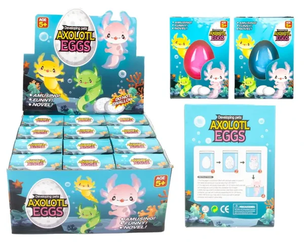Squeeze Axolotl growing egg