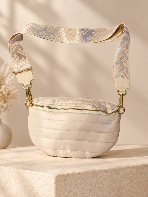 Beige Crossbody