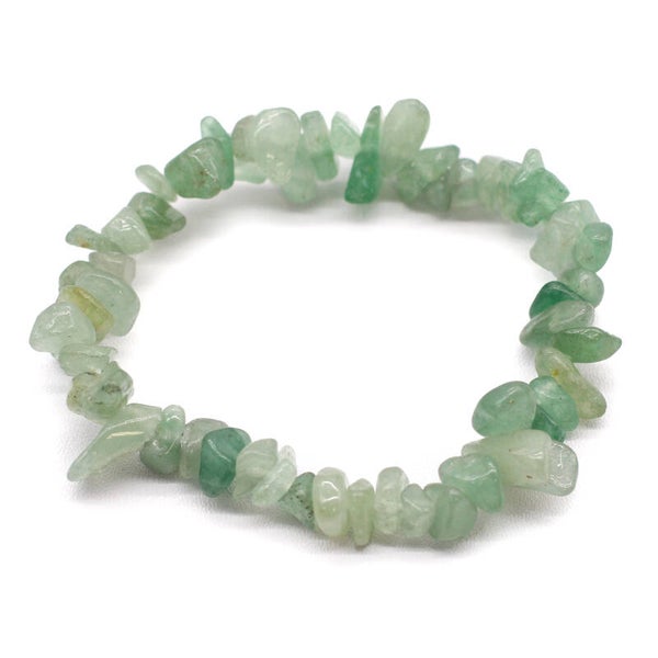 Geslepen Edelstenen Stukjes Armband - Jade