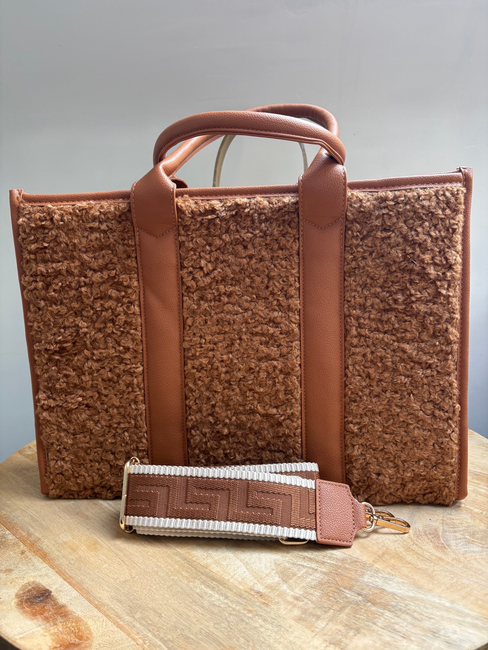 Handtas DL. Accessoires - Camel Bruin