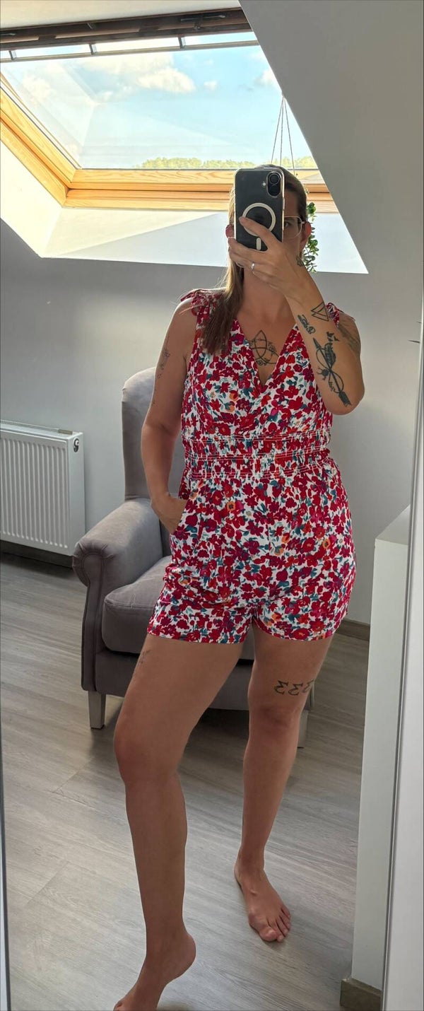 Playsuit rood