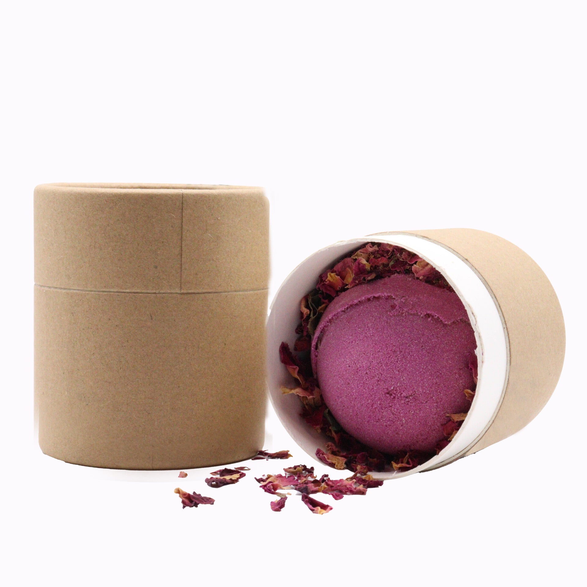 Ylang & Gember Badbruisballen + Himalayan Salt & Rose Petals
