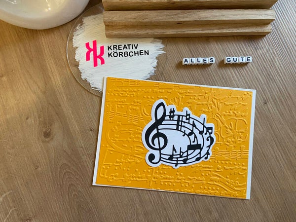 Glückwunschkarte für Musikliebhaber