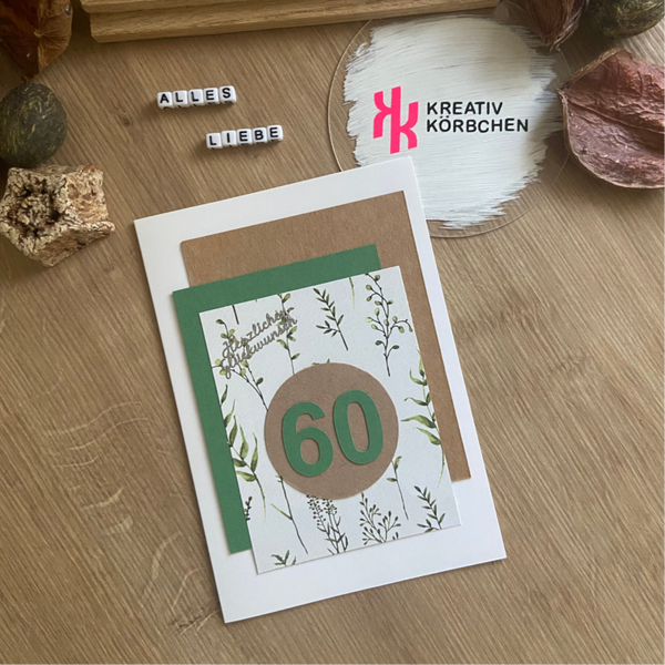 60. Geburtstagskarte