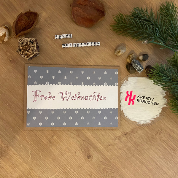 Frohe Weihnachten - Weihnachtskarte